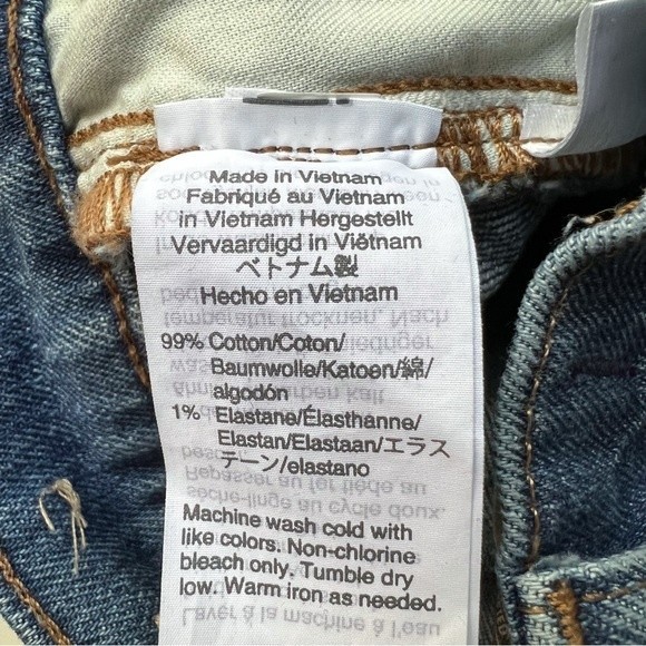 Madewell High-Rise Slim Boyjean Jeans Size 23 Melbourne Wash - Picture 12 of 12